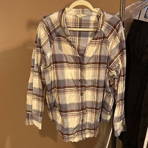 Light flannel shacket - 🥂 sale!